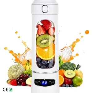 Smoothie Blender Juice Extractor Juicer Machine Fruit Juice Extractor Machine Portable Mini USB Rechargeable Cup Blender