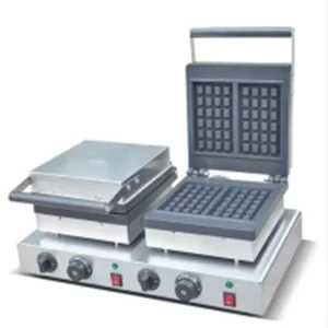 Snack Food Machine Non stick Coating Commercial Custom Belgian Bubble Waffle Maker