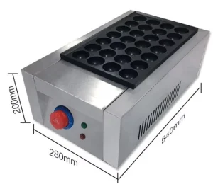Snack Food Machinery 28pcs Takoyaki Maker Kaya Ball Machine Takoyaki Pan Maker