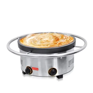 Snack Machine CE Approved Hot Plate Pancake Maker Gas Rotating Crepe Mini Electric Crepe Maker