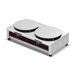 Snack Machines Commercial Double Crepe Maker Gas Crepe Cake Machine Pancake Maker