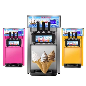 Soft Ice Cream Machine New Condition Ice Cream Maker with Yogurt Milk Ice Cream Powder and Syrup Ingredients
