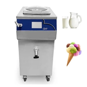 Soft Ice Cream Machine with Built In Pasteurizer and Homogenizer Easy Clean Energy Efficient for Ice Cream Vending