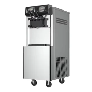 Soft Serve Ice Cream Machine 3 Flavors Yogurt Milk Chocolate Ice Cream Powder Small Ice Cream Maker