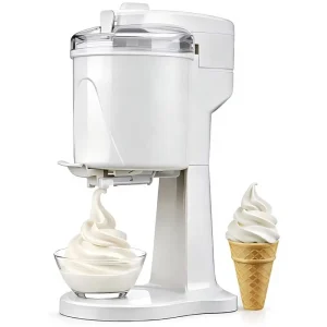 Soft Serve Ice Cream Machine with Detachable Freezer Bowl 1.0 Qt Automatic Homemade Swirl Ice Cream Maker Frozen Yogurt