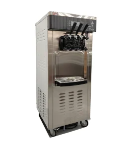 Soft Serve Ice Cream Maker Machines 3 Flavors 20-28L/H Automatic Commercial Ice Cream Making Machine for Business