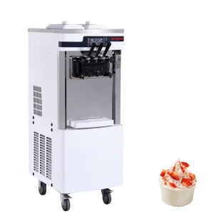 Soft Three Flavor Ice Cream Maker Machine Ice Cream Making