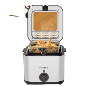 Sokany 2000w Electric Household 1.5l Multifunctional Fryer Detachable Heating Element Easy to Clean
