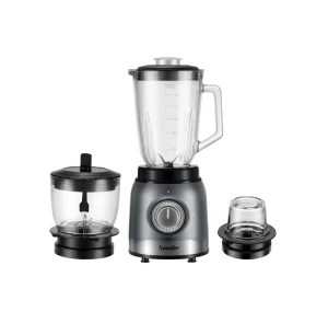 Sonifer SF 8125 for Kitchen 500W 1.5L Glass Multipurpose Mincer Grinder 3 in 1 Electric Blender