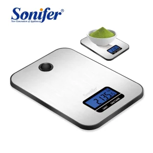 Sonifer SF Multifunction Stainless Steel 5Kg 11Lb Food Weighing Electronic Digital Kitchen Cooking Weight Scale