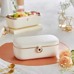 Sorge 900ml Electric Stainless Steel Lunch Box with Mechanical Control Household Food Warmer