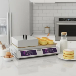 Souffl Machine Commercial Use Mochi Takoyaki Pancake Maker Digital Control Electric Gas 304 Stainless Steel for Hotels Bakeries