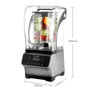 Soundproof Blender Heavy Duty Commercial Smoothie Ice Crusher Milkshake Blender Mixeur for Smoothies Machine
