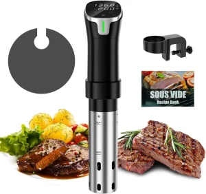 Sous Vide Cooker Control Temperature and Timer 1100 Watts Sous Vide Cookbook Included
