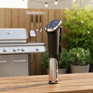 Sous Vide Machine Sous Vide Cooker IPX7 Waterproof and Low Temperature Slow Cooking and Digital Timer Control for Kitchen