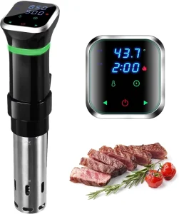 Sous Vide Machine for Household Use Electric Low Temperature Slow Cooking Defrosting Glass Lid Steak Vacuum Cooker