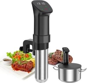 Sous Vide Machines 1100W Ultra-quiet Wifi Connect App Control with Recipe Fast-Heating Immersion Circulator