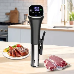 Sous Vide Stick Portable Stainless Steel Vacuum Slow Cooker 4 32L with Digital Timer