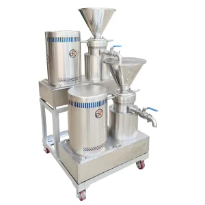 Soybean Grinder Competitive Price Stainless Steel 4kw Grinding Tahini Milk Peanut Butter Making Machine