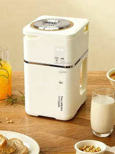 Soybean Milk Machine 1L Capacity Stainless Steel Container Household Automatic Intelligent Heat Preservation Insulation 600W