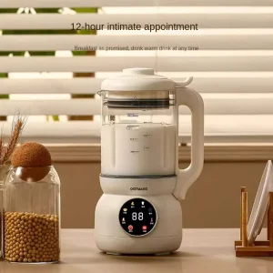 Soybean Milk Machine Multifunctional Household Fully Automatic 1000mL Glass Container Heat Preservation Automatic