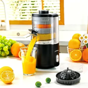 Space Saving Mini Electric Citrus Juicer 100W Portable Home Orange Lime Lemon Squeezer Easy to Clean