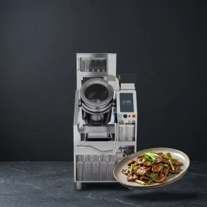Special Design Automatic Sauce Cooking Machine for Central Kitchen Industrial Stir Fryer Bottom Mixing 2-6kg Capacity
