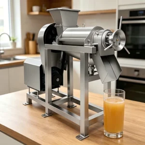 Spiral Type Fruit Juice Crusher and Extractor Fruit Juicing Machine for Tomato Apple Pineapple Orange Spinach