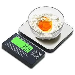 Split Design Digital Food Scale 1g High Resolution LCD Display Detachable Electronic Kitchen Scale with Pound Capacity