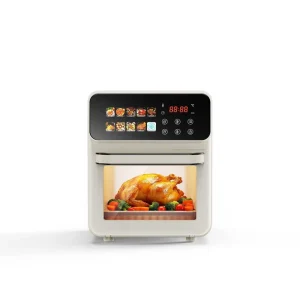 Square Air Fryer Oven 10L Large Capacity Visual Window Intelligent Touch Control Multifunctional Household Electric