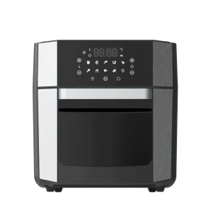Square Air Fryer Toaster Oven Digital LED Screen PTFE Non-Stick 10 Preset Programs 16L Capacity Household
