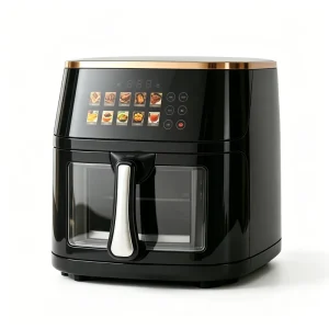 Square Modern Plastic 10L Digital Hot Air Fryer Electric Oven 1400W Energy Saving Household Use