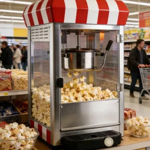 Stable Output Smart Control Gas Popcorn Machine Hot Air Popcorn Machine Popcorn Machine Cinema Movie Theater