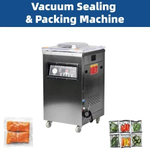 Stable Performance Electric Commercial Food Vacuum Sealer 220V/110V Compatibility Semi-Automatic Operation Low Noise 1-Year