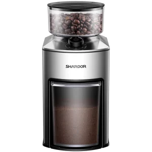 Stainless Steel 100g Capacity Burr Coffee Grinder Grinding Settings Adjustable Espresso Coffee Bean Grinder Electric