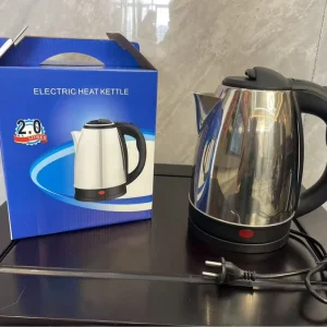 Stainless Steel 2L Electric Kettle with Steel Lid Inside