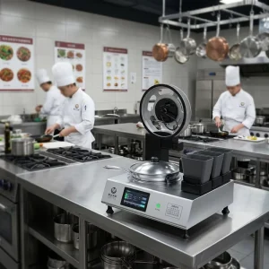 Stainless Steel 304 5KW Automatic Cooking Robot Energy Saving Touchscreen for Quick Service Restaurants (QSR) Temperature