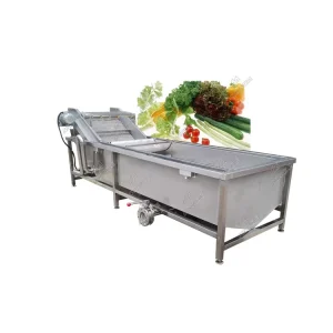 Stainless Steel 304 Vegetable Air Bubble Washing Machine in Fruit and Vegetable Cleaning Processing Line