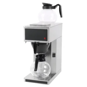 Stainless Steel 50pcs Bun Carton Catering Equipment Office Silver Electric Filter Coffee Maker Machine