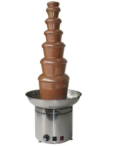 Stainless Steel 6 Layers Commercial Chocolate Fountain Chocolate Dispenser Luxury Wedding Catering Equipment