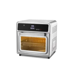 Stainless Steel Air Fryer Oven 20L Computerized Control Overheat Protection Household Multifunctional Baking Electric