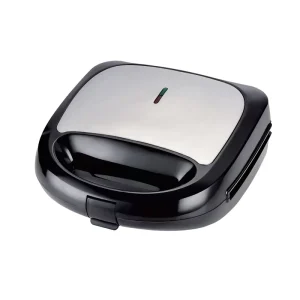 Stainless Steel Automatic Electric Breakfast Maker with Waffle & Sandwich Plates Cool Touch Handle and Thermostatic Control