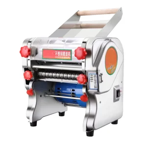Stainless Steel Automatic Electric Noodle Making Pasta Maker Dough Roller Noodle Cutting Machine Dumpling Skin Noodle Cutter