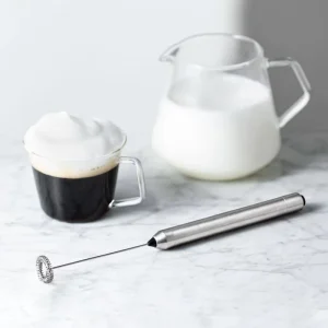 Stainless Steel Automatic Handheld Electric Whisk Milk Frother with One-Touch Operation 500W for Household Use for Coffee Lattes