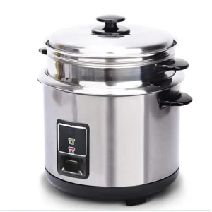 Stainless Steel Automatic Rice Cooker 1.5L 1.8L 2.2L 2.8L 5.1-6.0L Cylinder Electric Household with Measuring Cup and Paddle