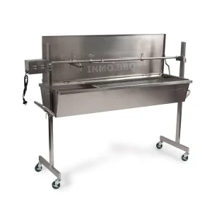 Stainless Steel BBQ Spit Charcoal Rotisserie Commercial Heavy Duty Warrior Spit Roast BBQ with Motor