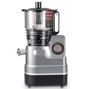 Stainless Steel Blade 2.5L Capacity Quiet Motor for Fresh Juice Household Large Caliber Slow Juicer Electric Hand Blender