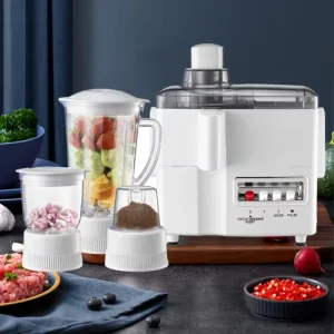 Stainless Steel Blender Machine Smoothie Juicer Soup Maker Ice Crusher 4 in 1 Multi Functional Outdoor Chopping
