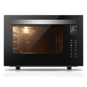 Stainless Steel Built in Electric Oven with Tempered Glass Touch Control 2100W 110/220V Steaming Baking