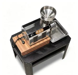 Stainless Steel Coffee Bean Grinder 3000W 20kg h Output Adjustable Fineness 50 200 Mesh French Support Commercial